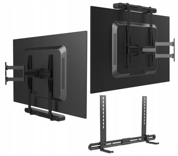 Uchwyt do Głośnika typu Soundbar pod i nad Telewizor Uniwersalny - Vetouson