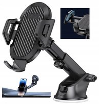 UCHWYT DO SAMOCHODU NA TELEFON SZYBĘ KOKPIT DESKĘ SAMOCHODOWY HOLDER MOCNY