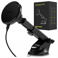 UCHWYT DO SAMOCHODU NA TELEFON Z ŁADOWARKĄ INDUKCYJNĄ NA SZYBĘ DO MAGSAFE