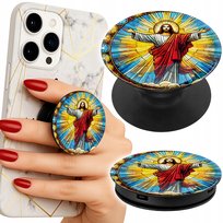 Uchwyt do telefonu Popsocket na palce/stojak JEZUS CHRZEŚCIJAŃSTWO RELIGIA WORLD CASE