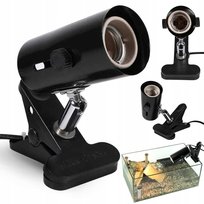 Uchwyt do żarówek metalowy Heckermann BM-JD-10CM czarny