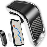 Uchwyt Magnetyczny Samochodowy Do Kratki Na Telefon Tablet Mocny Stabilny