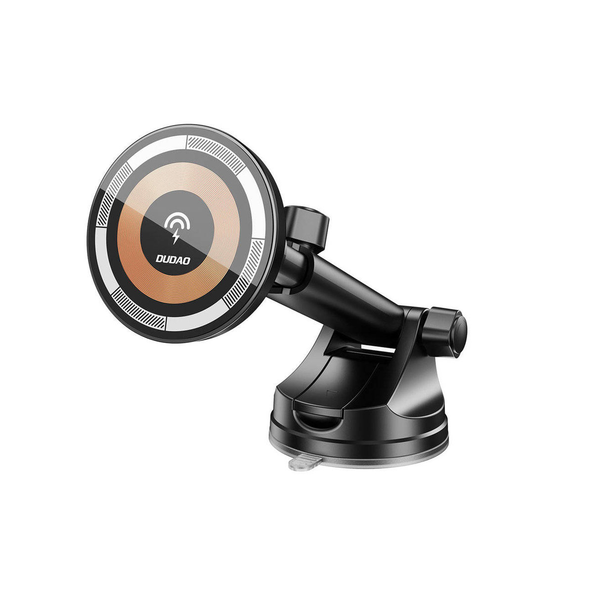 Dudao Uchwyt magnetyczny z ładowarką indukcyjną MagSafe na kokpit 15W Dudao F12MAX+ - czarna