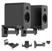 Uchwyt na Głośnik Ścienny Uniwersalny 2szt. do kolumn satelit regulowany