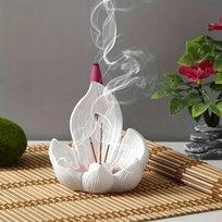 Uchwyt na kadzidła Biały Kwiat Lotosu Aroma-Space