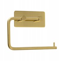 Uchwyt na papier toaletowy samoprzylepny mosiądz