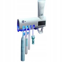 Uchwyt Na Szczoteczkę do Zębów Dozownik Pasty do Zębów USB wiszący Suszenie