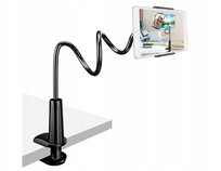 Uchwyt na tablet ZOELEY Biurkowy Łóżkowy Elastyczny Przenośny Czarny