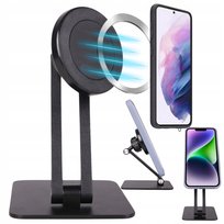 Uchwyt na telefon magnetyczny podstawka stojak holder na biurko składany