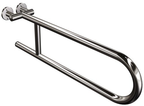 Uchwyt półokrągły stały 60cm ANDEX Bez Barier 800CC stal nierdzewna polerowana