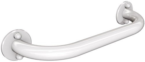 Uchwyt prosty 30cm Ø25 ANDEX Bez Barier 821B stal nierdzewna biały