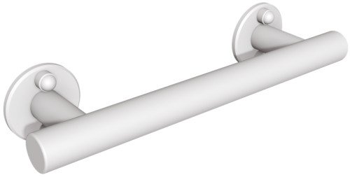 Uchwyt prosty prysznicowy 27cm ANDEX Bez Barier 804/270B stal nierdzewna biały