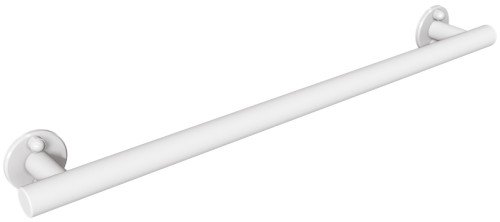 Uchwyt prosty prysznicowy 57cm ANDEX Bez Barier 804/570B stal nierdzewna biały
