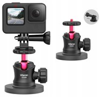 Uchwyt Przyssawka Magnetyczna + Głowica Kulowa 3d Do Kamery Gopro Sjcam Xiaomi Dji Insta360 / Ulanzi / C029