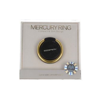 Uchwyt Ring Mercury okrągły czarno-złoty - Mercury
