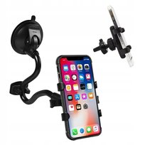 UCHWYT SAMOCHODOWY do telefonu do SZYBY / na KRATKĘ Na telefon kokpit stojak