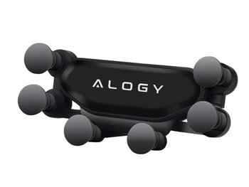 Uchwyt samochodowy grawitacyjny do kratki Alogy Gravity Czarny - Alogy