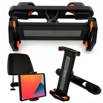 Uchwyt Samochodowy Na Tablet Telefon Na Zagłówek Mocny Regulowany Stabilny