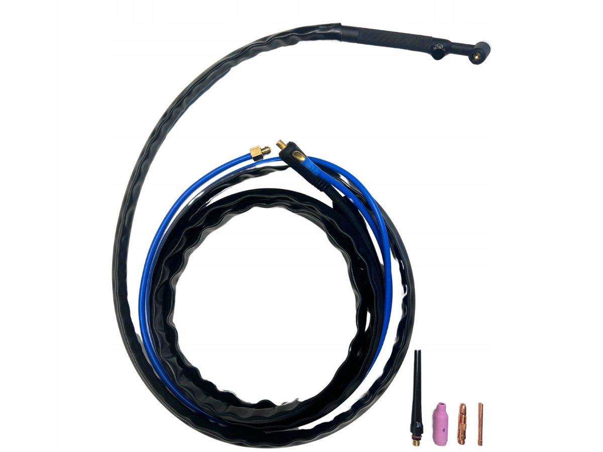 AWELCO Torche TIG à Valve 17V Connecteur 10/25 + Kit Accessoires Complet