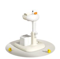 Uchwyt Stojak Do Kąpieli Pod Prysznic 65X46X40Cm Beżowy