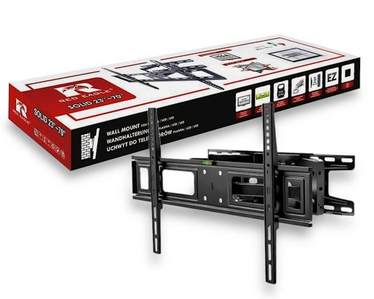 UCHWYT TELEWIZORA 30-70'' | RED EAGLE AX SOLID BLACK