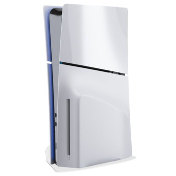 Uchwyt wieszak półka mocowanie na ścienę ścienne pionowe dla konsola PlayStation 5 PS5 SLIM biały - MT3CH
