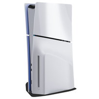 Uchwyt wieszak półka mocowanie na ścienę ścienne pionowe dla konsola PlayStation 5 PS5 SLIM czarny MT3CH