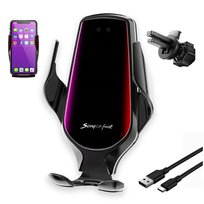 Uchwyt z Ładowarką Indukcyjną Bezprzewodową Samochodowa do Telefonu QI 15W