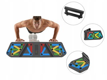 UCHWYTY DESKA DO ĆWICZENIA POMPEK PUSH UP 16w1 + GUMY OPOROWE EKSPANDER SET - Inna marka