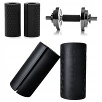 UCHWYTY DO GUM DO ĆWICZEŃ NAKŁADKI NA GRYF SZTANGĘ DRĄŻEK FAT GRIP 2 szt.