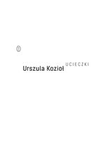 Ucieczki - ebook mobi