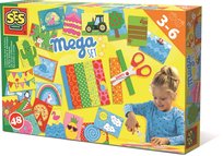 Uczę się wycinać - Mega zestaw + nożyczki SES