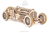 UGears, mechaniczny model do składania, Auto U-9 Grand Prix