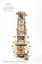 UGears, mechaniczny model do składania, Instrument Hurdy-Gurdy