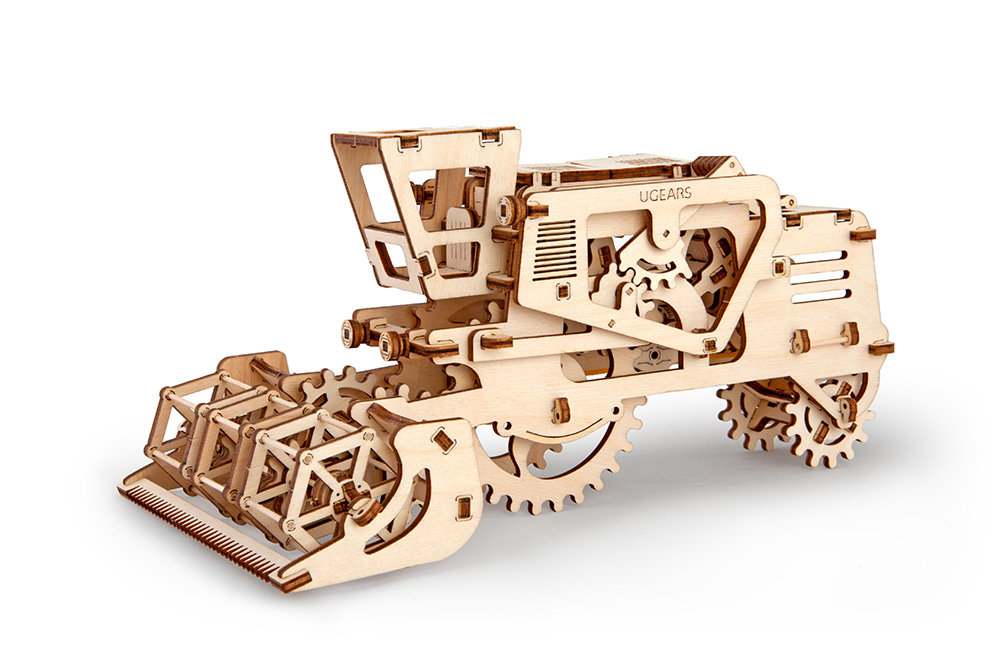 UGears, mechaniczny model do składania, Kombajn