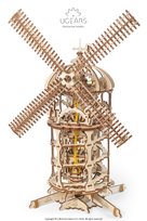 Ugears, model mechaniczny do składania Młyn Wiatrowy