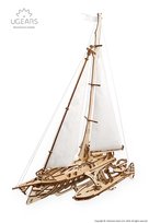 Ugears, Trimaran Merihobus, Model mechaniczny do składania, 10+