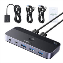 UGREEN 15705 Przełącznik switch USB 3.0 czarny uGreen