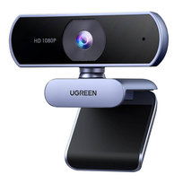 UGREEN 15728 Kamera internetowa z mikrofonem srebrna uGreen