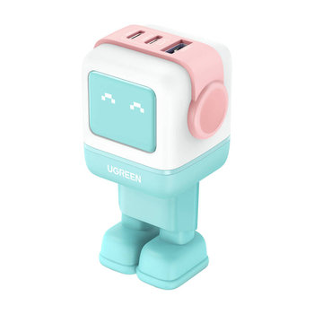 UGREEN 35855 Ładowarka sieciowa Nexode RG (Robot GaN), 2x USB + USB-C, 65W - uGreen