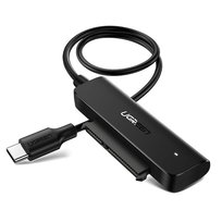 Ugreen adapter przejściówka dysku HDD SSD 2,5'' SATA III 3.0 - USB Typ C 3.2 Gen 1 (SuperSpeed USB 5 Gbps) czarny (70610 CM321) - USB Typ C (męski) uGreen