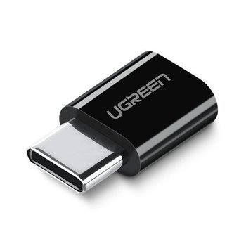 Ugreen adapter przejściówka z micro USB na USB Typ C czarny (30391) - Biały - uGreen