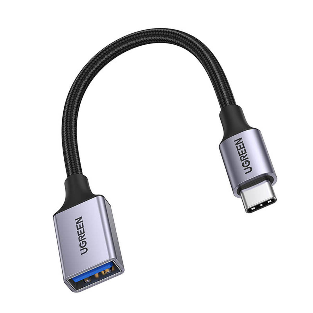 Zdjęcia - Słuchawki Ugreen kabel adapter przejściówka OTG USB-C (męski) - USB-A  5Gb/s (żeński)