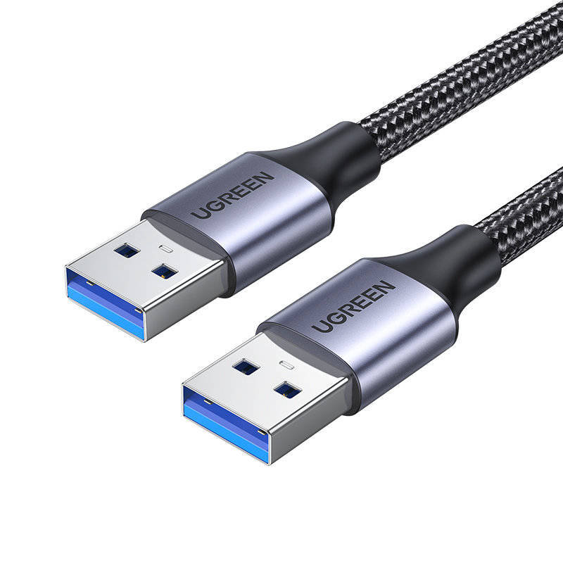 Zdjęcia - Słuchawki Ugreen kabel przewód USB - USB 3.0 5Gb/s 2m szary  (US373)
