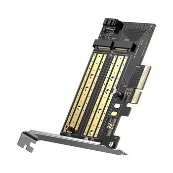 Ugreen Karta Rozszerzeń Adapter Pcie 3.0 X4 Do Ssd M.2 M-Key / M.2 B-Key Czarna (Cm302) - uGreen