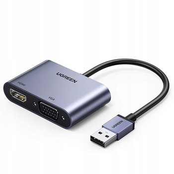 UGREEN Przejściówka Konwerter USB HDMI 1.3 VGA 1.2 CM449 - uGreen