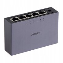 UGREEN Przełącznik Switch 5-portowy GigaBit Ethernet Przepustowość 10 Gbps