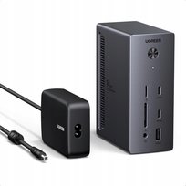 UGREEN Revodok Pro 14w1 Stacja USB-C 3x4K DP HDMI 10Gbps RJ45 100W PD TF uGreen