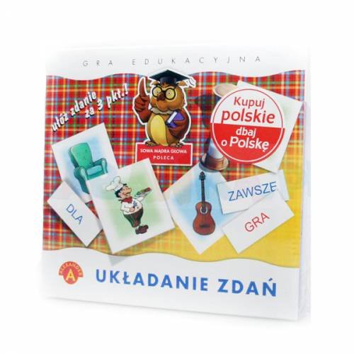 Układanie zdań, gra edukacyjna, Alexander