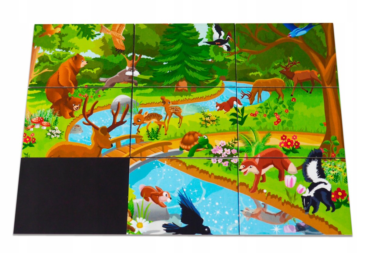 Empik Układanka magnetyczna - LAS - 9 elementów